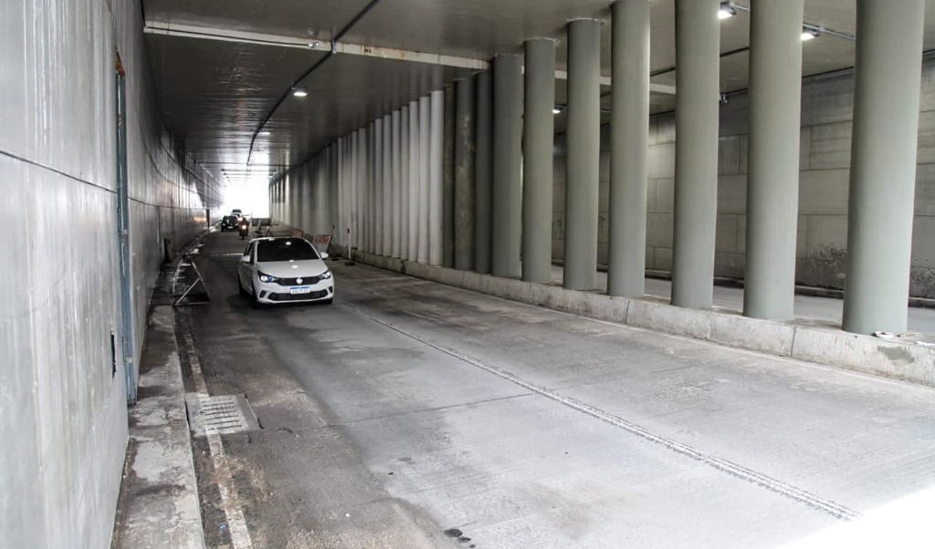 interior do túnel beni veras